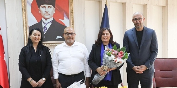 Germencik Belediye Başkanı Burak Zencirci Aydın Büyükşehir Belediye Başkanı Özlem Çerçioğlu’na nezaket ziyaretinde bulundu