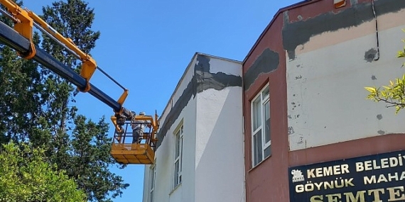 Göynük Mahallesi Semt Evi’nde onarım çalışmaları