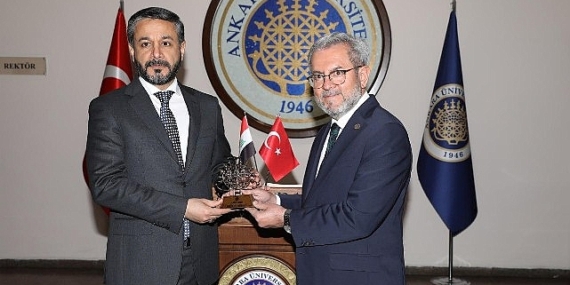 Irak Yükseköğretim ve Bilimsel Araştırmalar Bakanı AL Abbudi’den Rektör Ünüvar’a Ziyaret