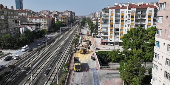 KOSKİ Banliyö Hattı Güzergahında Depsale Çalışmaları Gerçekleştiriyor