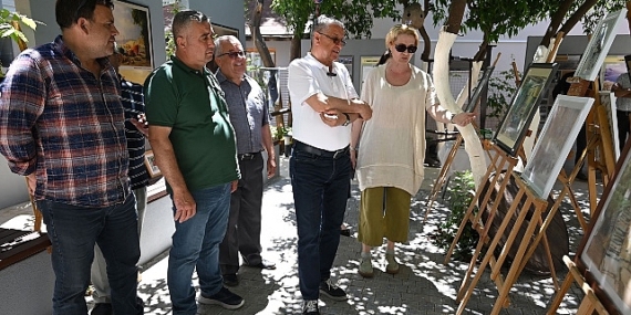 Kültür Evi'nde resim sergisi açıldı