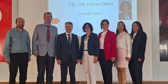 Ödemiş Sağlık Bilimleri Fakültesinde Öğr. Gör. Okan için törenle töreni yapıldı