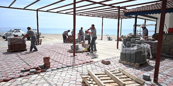 Tekirova sahiline yeni kafe