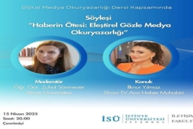 Gazeteci İlknur Yılmaz, İstinye Üniversitesi’nde Dijital Medya Okuryazarlığı Dersinin Konuğu Oldu