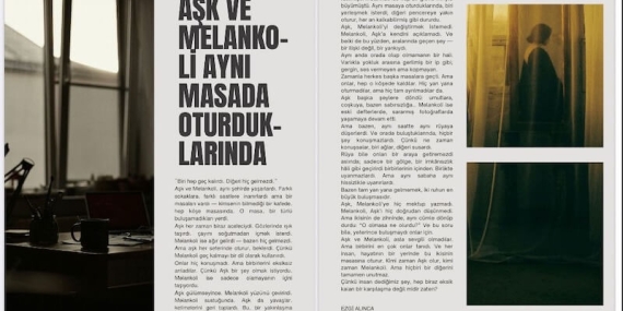 Ezgi Alınca, “Aşk ve Melankoli”yi Aynı Masada Buluşturdu: Reenkarnasyon Dergisi’nde Çarpıcı Yayın