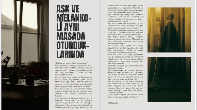 Ezgi Alınca, “Aşk ve Melankoli”yi Aynı Masada Buluşturdu: Reenkarnasyon Dergisi’nde Çarpıcı Yayın