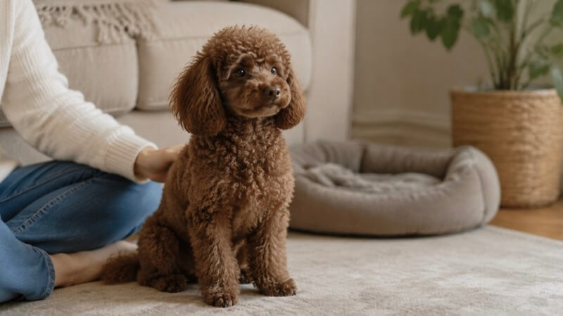 Toy Poodle'ın Estetik Görünümü: Kıvırcık Tüyler ve Zarif Duruş